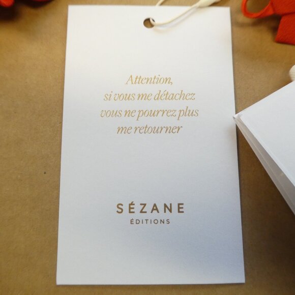 Sezane Red Adeline Sleeveless Mini Dress - Size: 6(38) - Picture 9 of 14